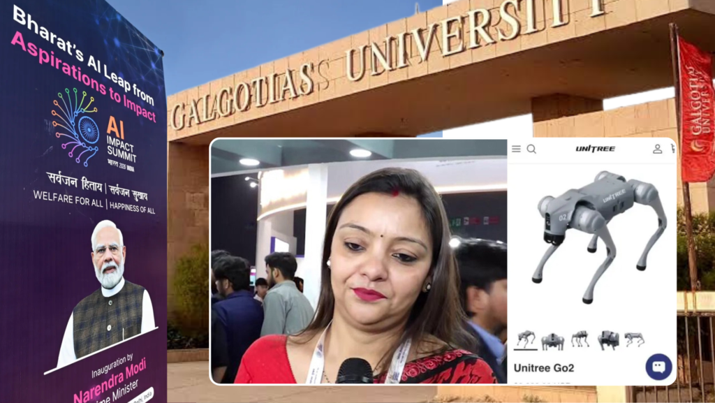 चीनचा रोबोट भारतीय विद्यापीठाने स्वतःचा आविष्कार म्हणून दाखविला, जागतिक नामुष्की नंतर विद्यापीठाची AI समिट मधून हकालपट्टी 2 Untitled design 15 1